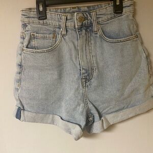 H&M Light Blue Denim Women Shorts